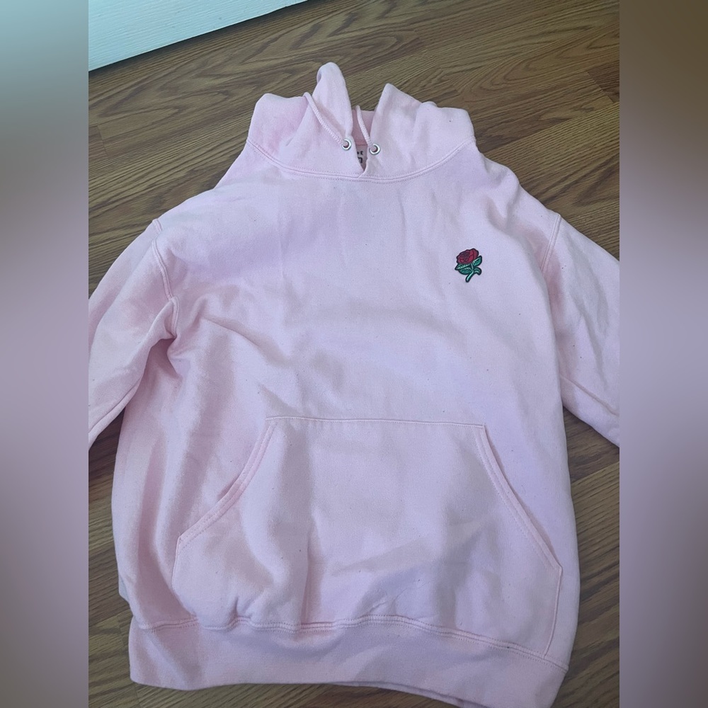 Pink Rose Hoodie